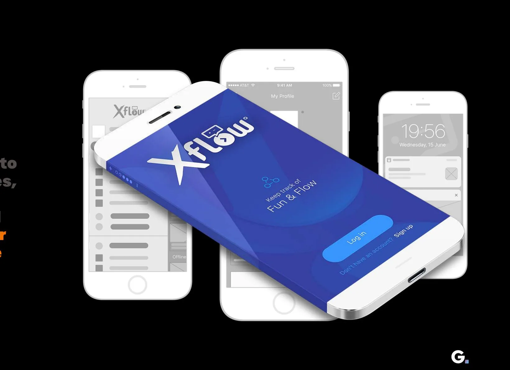 XFlow product design screens
