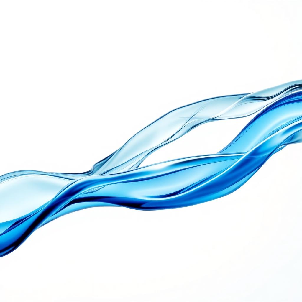 Flowing blue liquid data streams