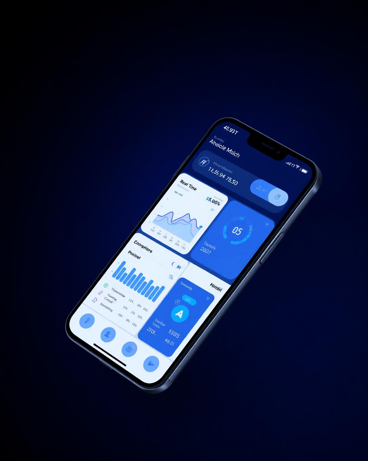 Predictive wealth management AI mobile interface